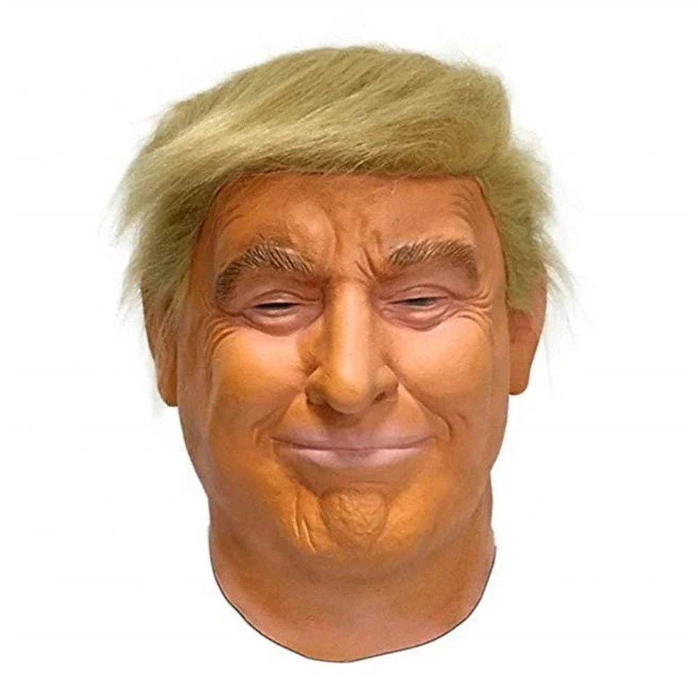 Realistic Donald Trump Halloween Mask